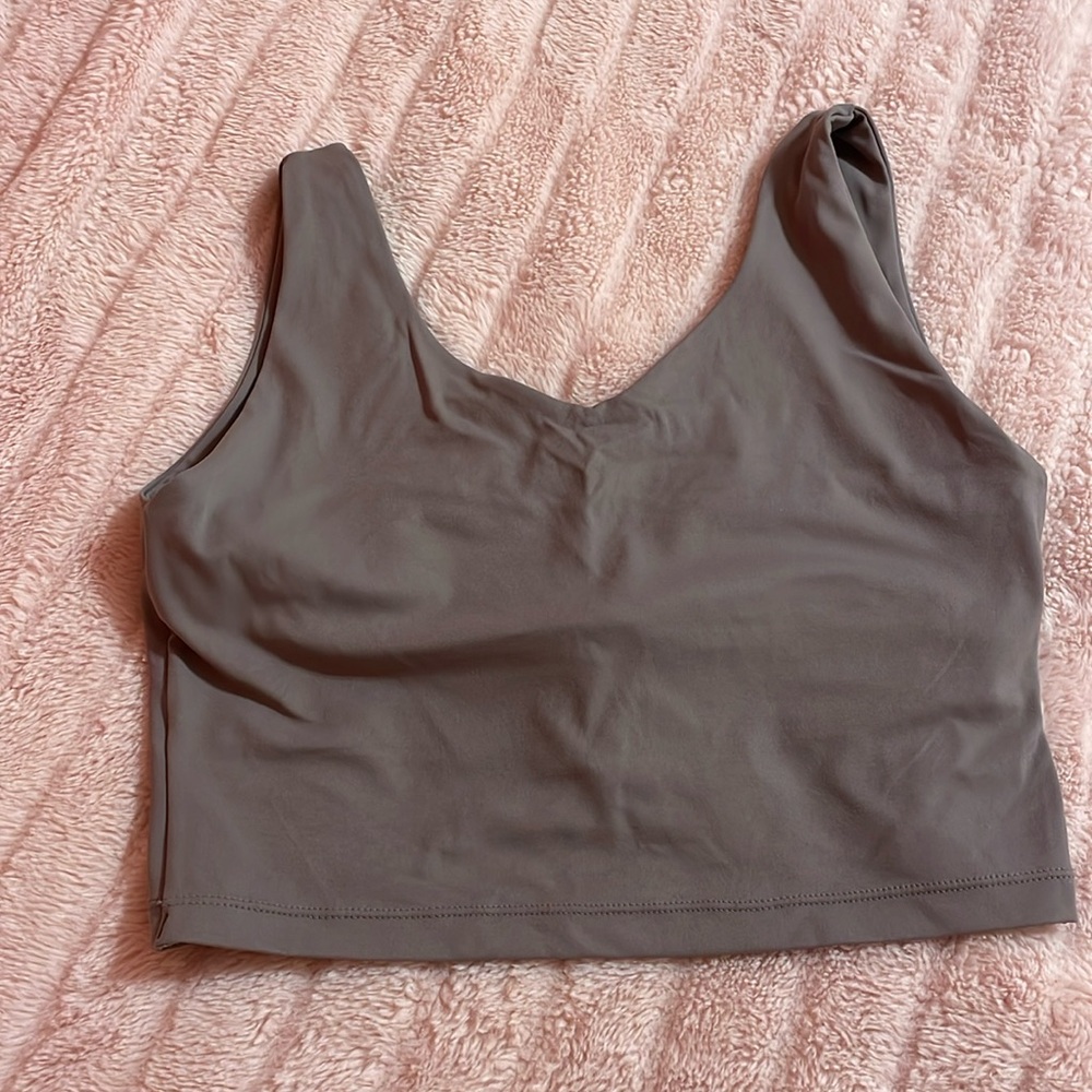 Brown tank top, size M